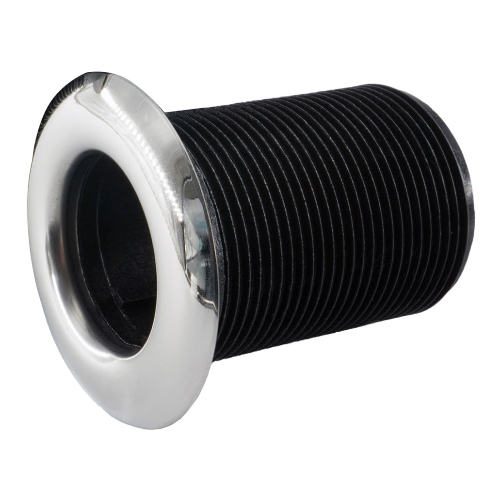 Forespar Performance Products Forespar Pro Series Valve Stainless Steel Capped Thru-Hull Fits 1-1/2"-2" — marine thru-hull fittings