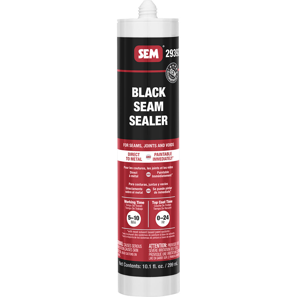 SEM 1K Seam Sealer - 10.1oz Tube - Black — marine accessories