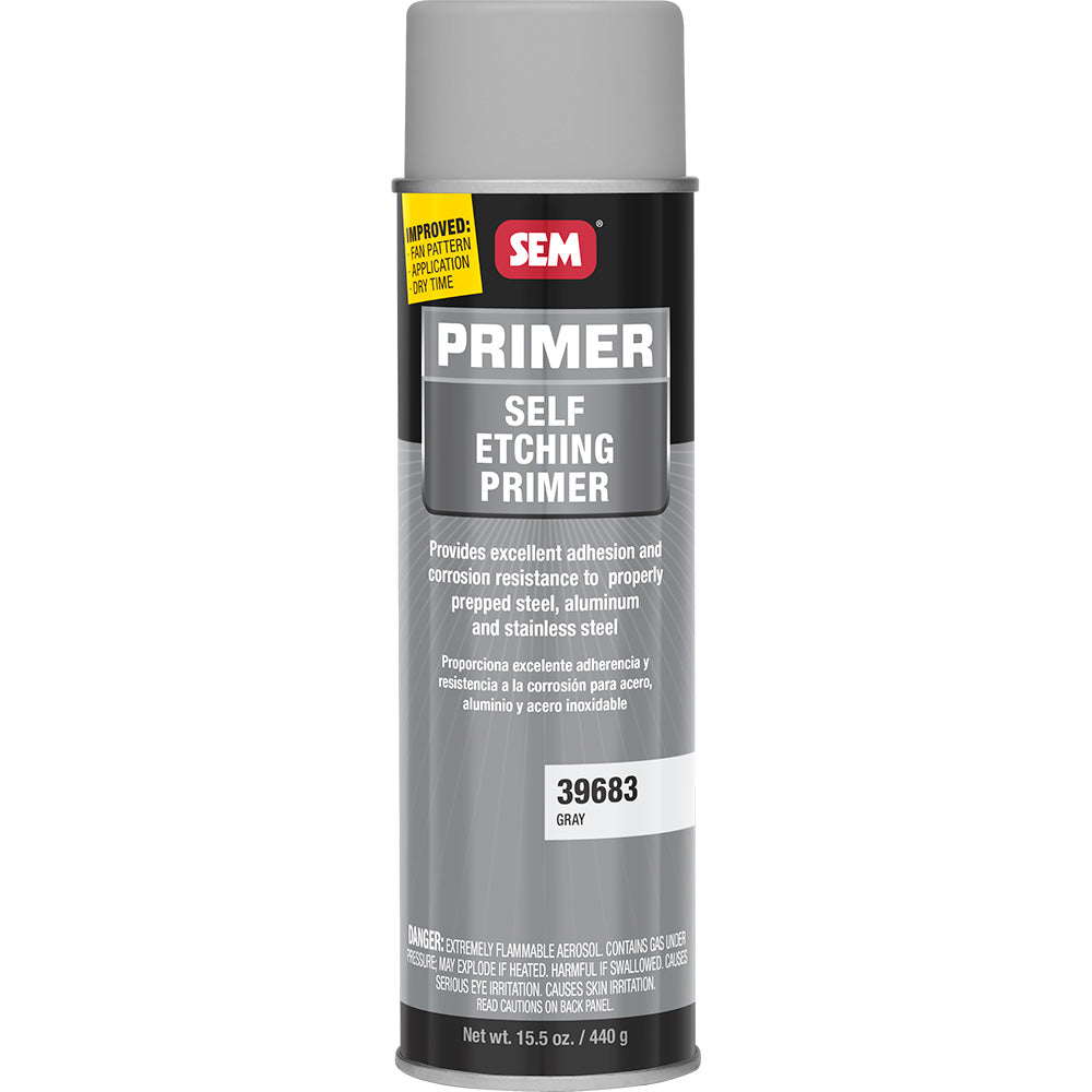 SEM Self Etching Primer - 20oz Aerosol Can - Grey — marine cleaning