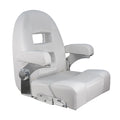 Springfield Marine Springfield Center Console Helm Flip-Up - White/White — marine seating