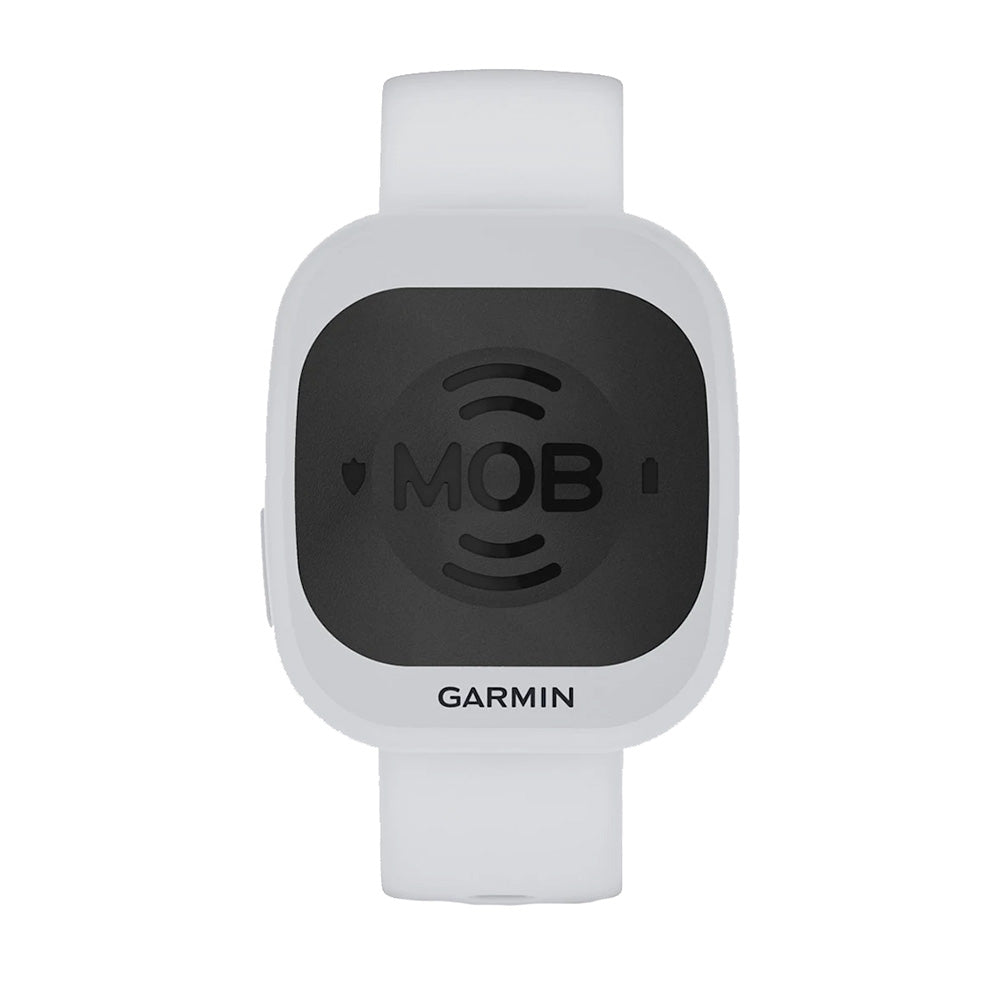 Garmin MOB Tag w/White Quick Release Band — marine trolling motor accessories