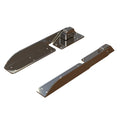 TACO Marine TACO Command Ratchet Hinge - 18-1/2" - 316 Stainless Steel Polished w/Hard Stop — marine hinges