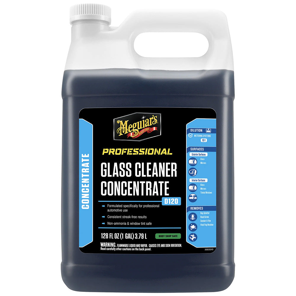 Meguiar's Glass Cleaner Concentrate - 1 Gallon — marine cleaning