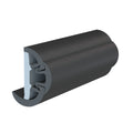 TACO Marine TACO SuproFlex Rub Rail Kit w/Flex Vinyl Overlay Insert - 2"H x 1-1/4"W x 80'L - Black w/Black Insert — marine rub rail