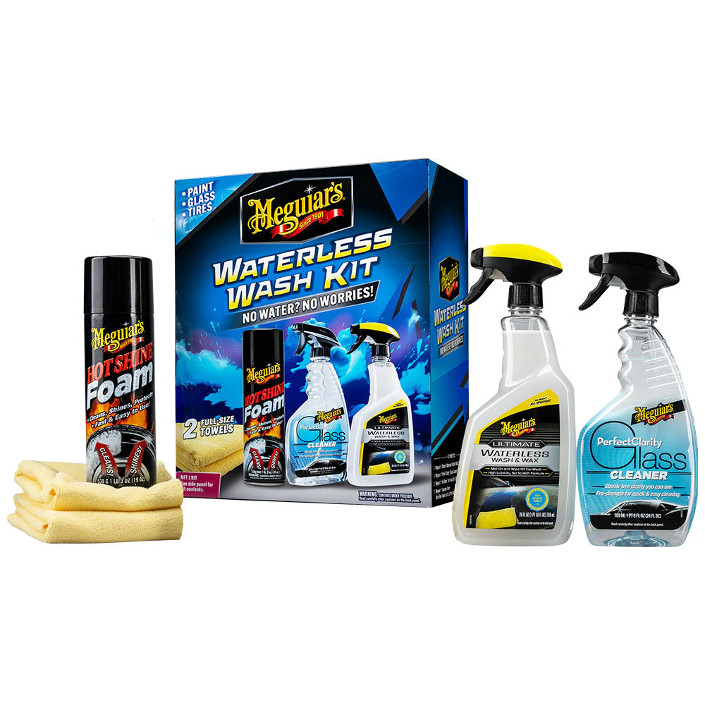 Meguiar's Waterless Wash Kit — marine cleaning