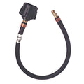 Trident Marine 20" Pigtail Hose Quick Connect w/1/4" Male Inverted Flare Fitting — marine deck / galley