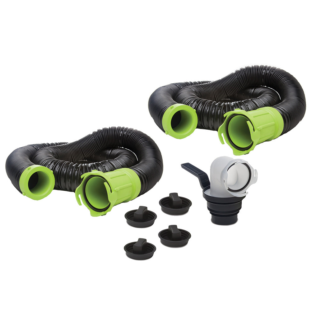 Thetford Marine Thetford Titan Premium 20' Sewer Hose Kit w/Universal Bayonet Connection & 5-in-1 Sewer Adapter w/Handle — marine sanitation