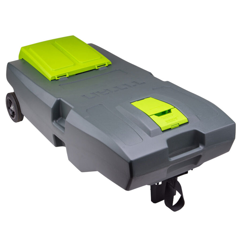 Thetford Marine Thetford Titan 35 Gallon 2-Wheel Portable Waste Tank w/Ladder Hook — marine sanitation