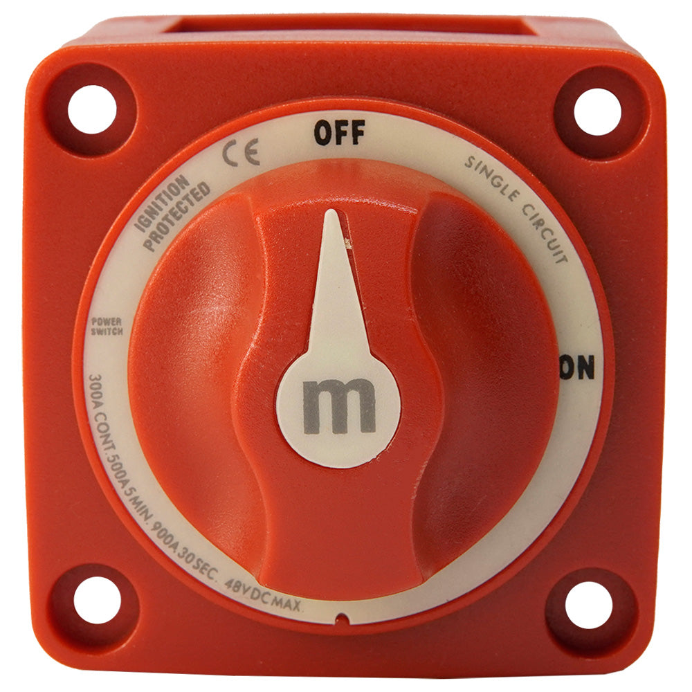 Egis Mobile Electric Egis M-Series 300A Battery Switch Off/On Knob Actuator — marine battery management