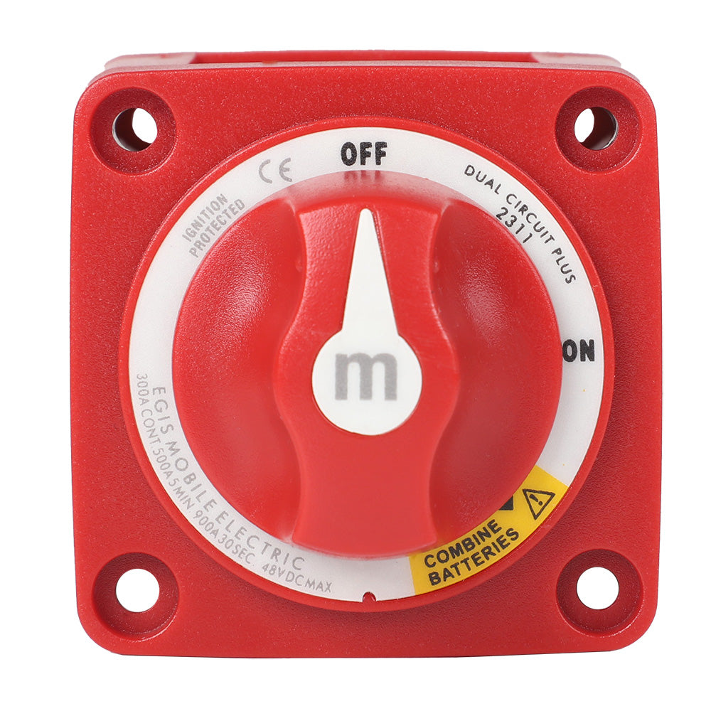 Egis Mobile Electric Egis M-Series 300A Dual Circuit Battery Switch w/Combine Battery Switch — marine battery management