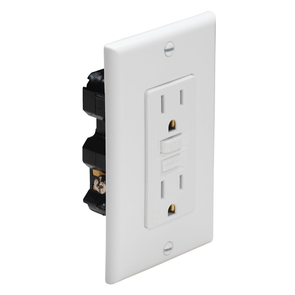 Marinco Ground Fault Circuit Interrupter (GFCI) - White — marine switches & accessories