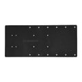 Sea Brackets 18" Straight Trolling Motor Plate - Black — marine trolling motor accessories