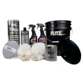 Flitz 5-Gallon Black Bucket Detailers Kit — marine cleaning