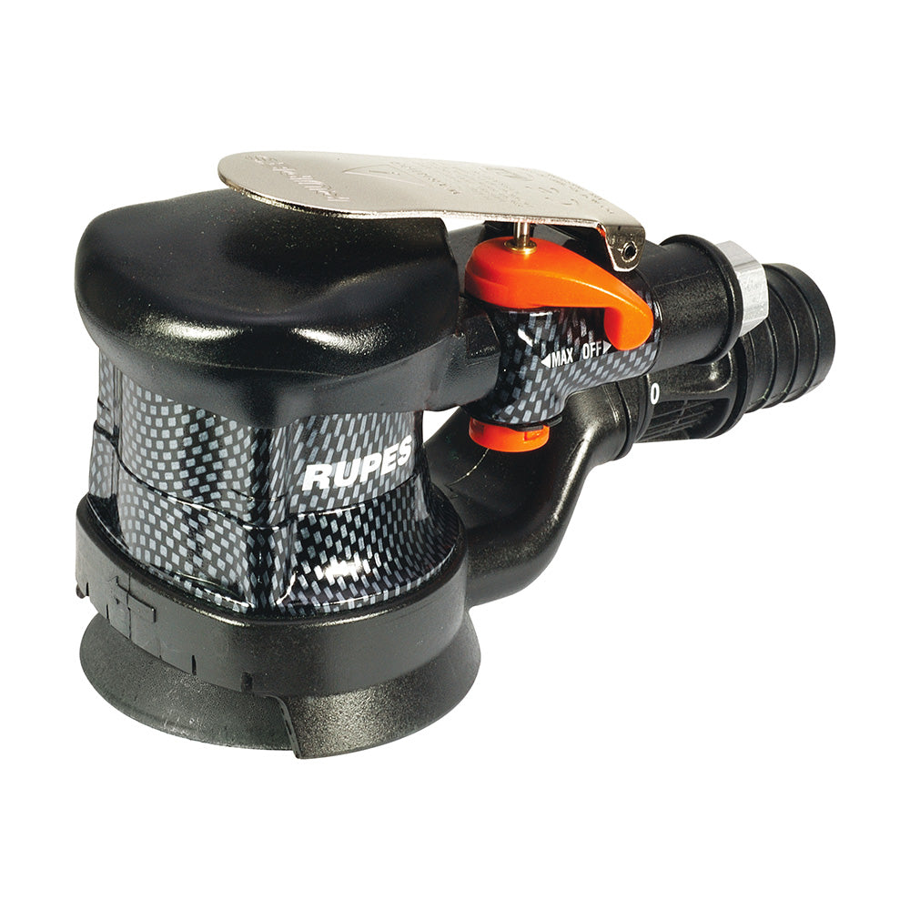 RUPES Pneumatic Random Orbital Palm Sander w/75mm Velcro Pad & Dust Extract (Central Vac) — marine cleaning