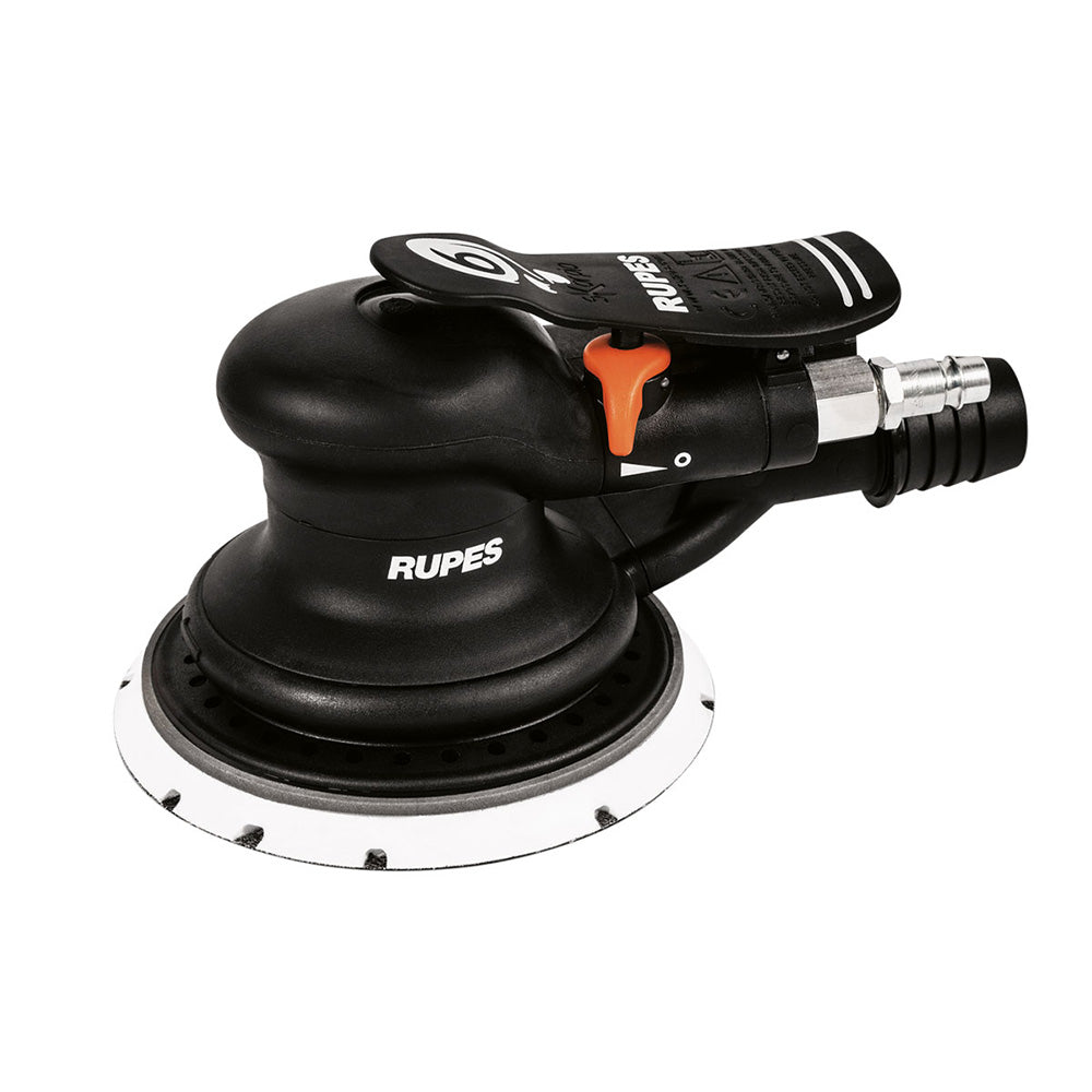 RUPES Random Orbital Palm Pneumatic Sander w/125mm Pad & 3mm Orbit-Skorpio III (Central Vac) — marine cleaning