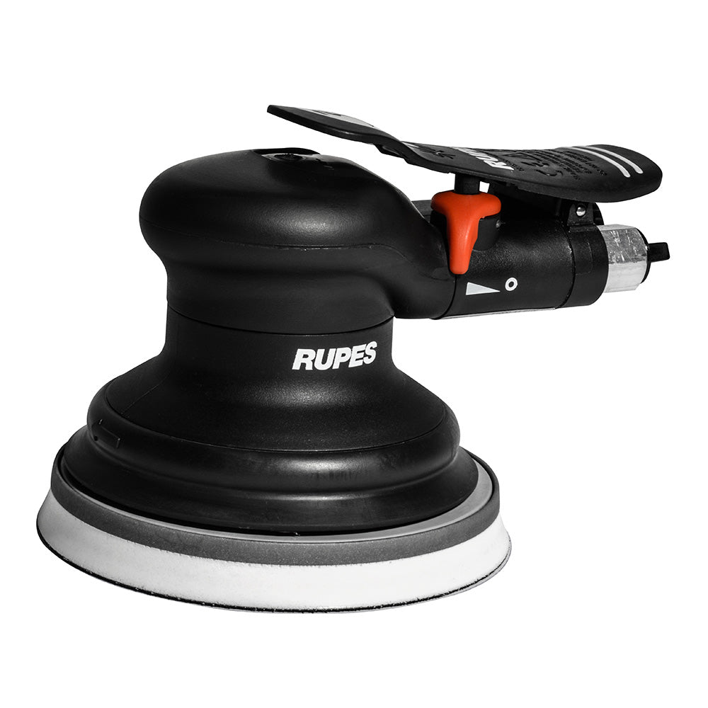 RUPES Random Orbital Palm Pneumatic Sander w/125mm Pad & 6mm Orbit-Skorpio III (Non-Vac) — marine cleaning