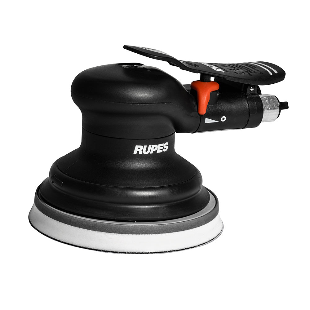 RUPES Random Orbital Palm Pneumatic Sander w/125mm Pad & 9mm Orbit-Skorpio III (Non-Vac) — marine cleaning
