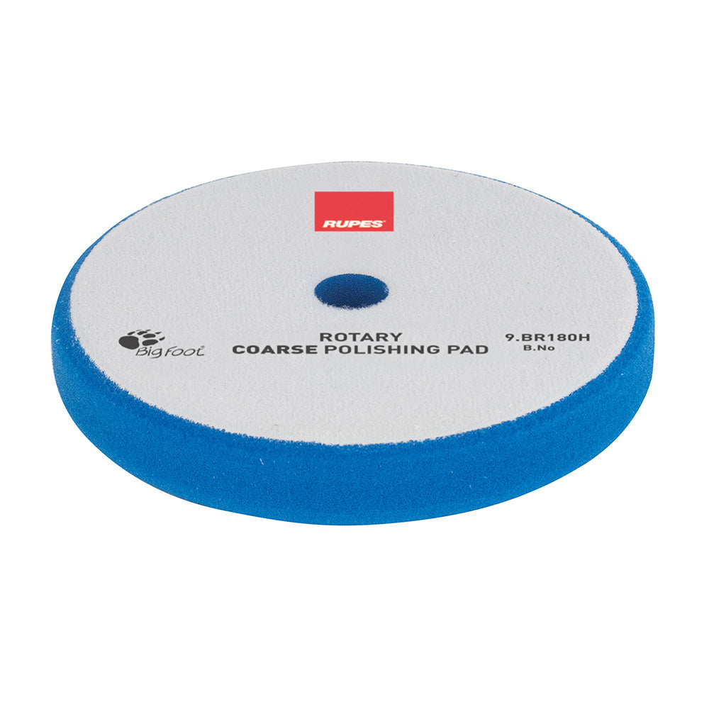RUPES Rotary Coarse Polishing Foam Pad 155/160mm - Blue — marine cleaning