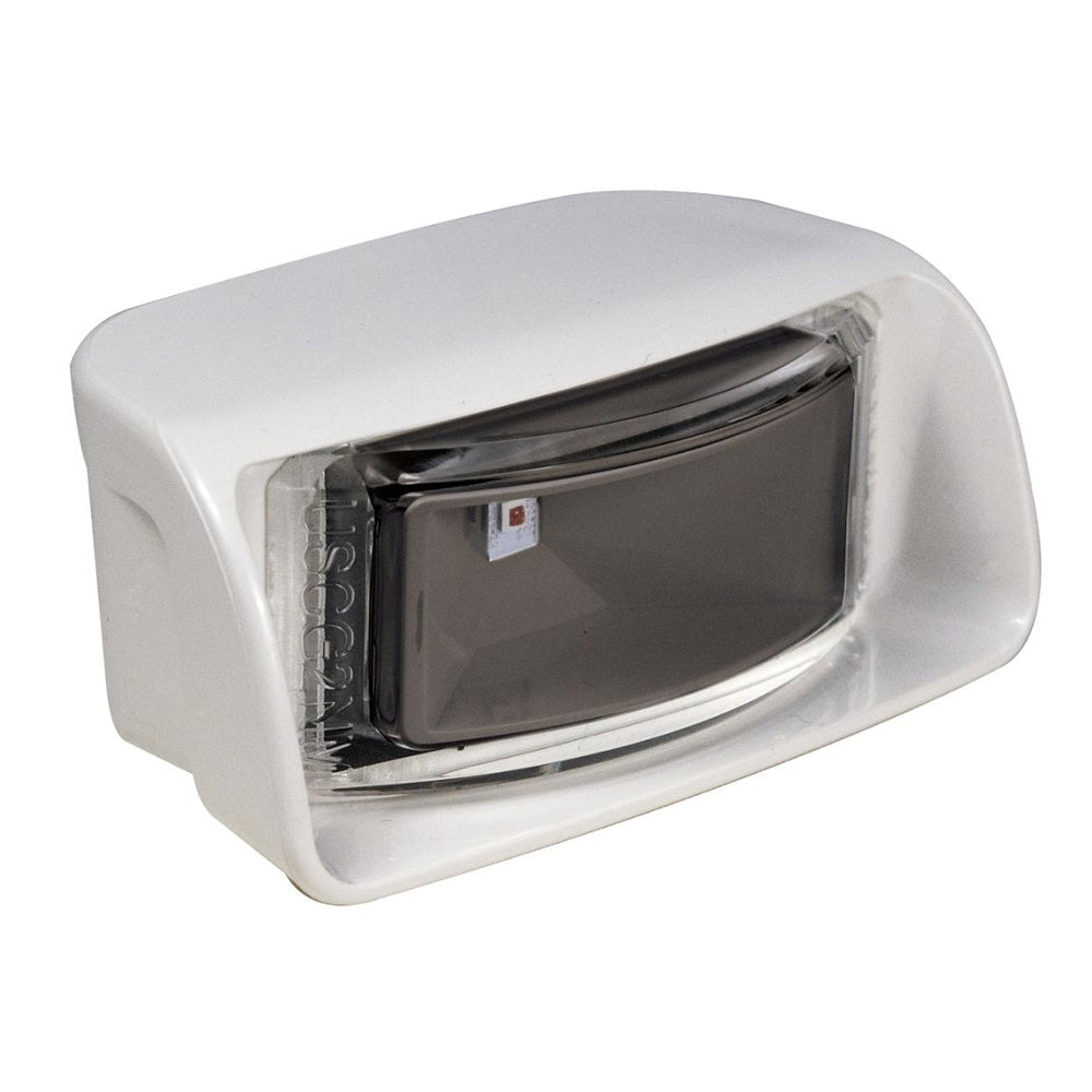 Lumitec Contour Drop-In Navigation Light - Stern White - White Housing — marine navigation lights