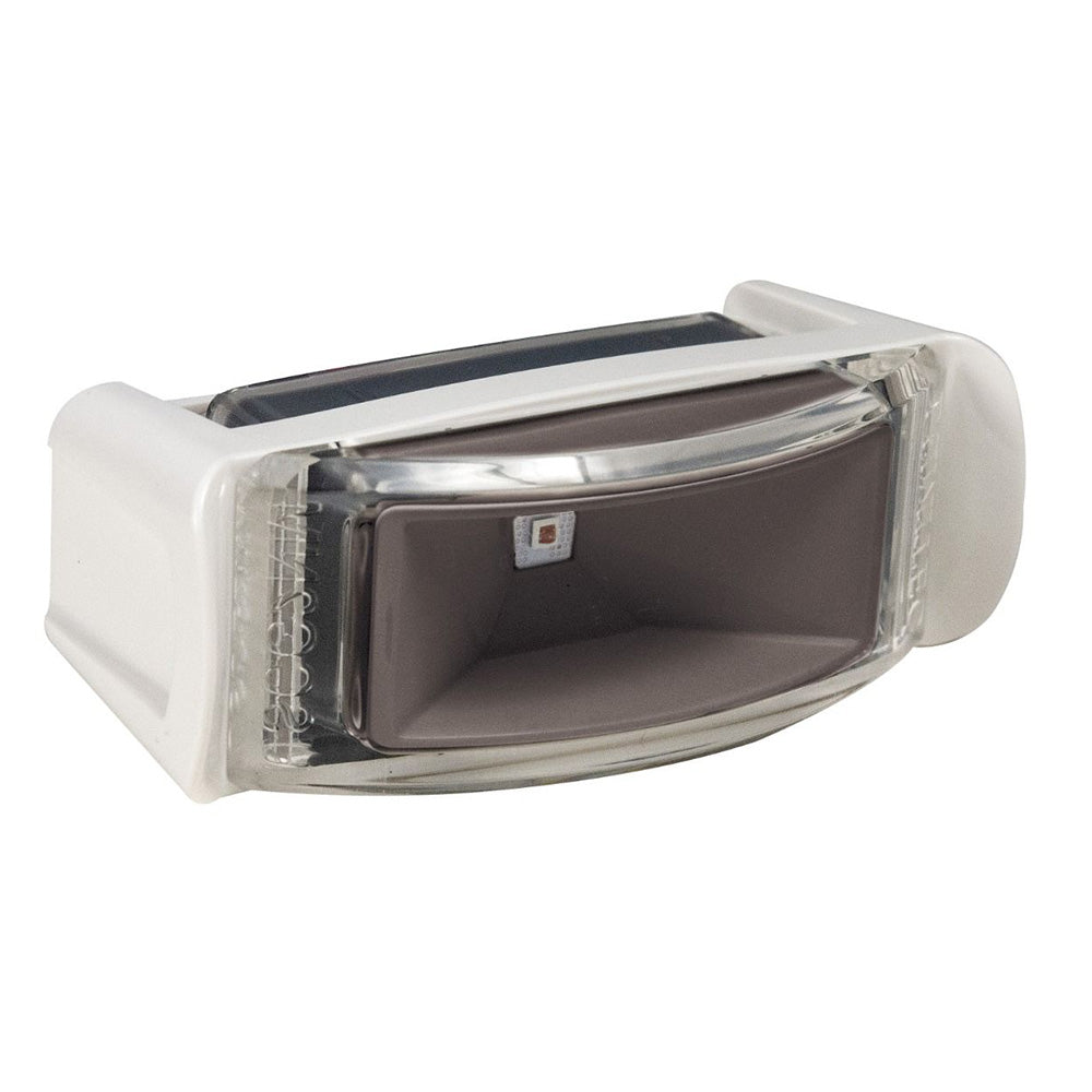 Lumitec Contour Inset Navigation Light - Port Red - White Housing — marine navigation lights