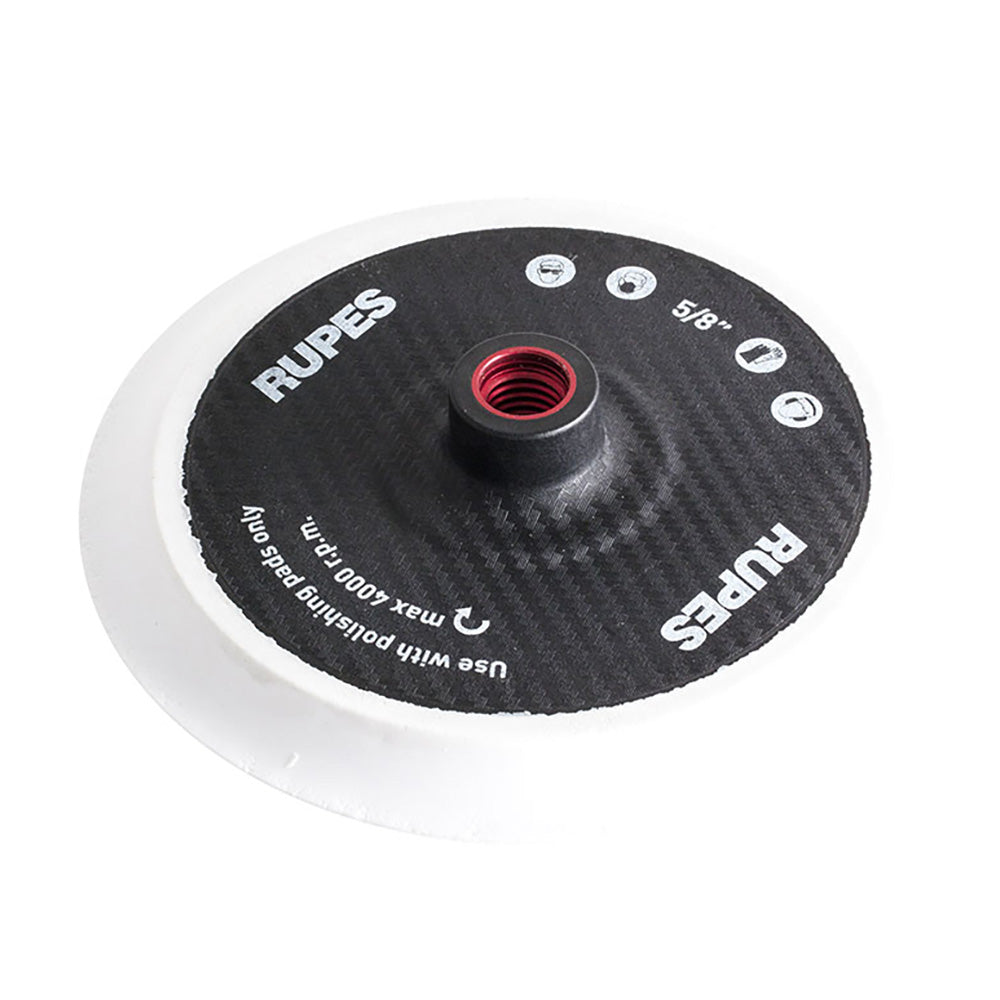 RUPES Backing Pad 165mm/6.5" Velcro w/5/8" Female Thread — marine cleaning
