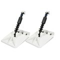 Lectrotab Smart Tabs SX Trim Tabs by Lectrotab 9.5” x 10” f/12'-16’ Boat w/40 - 80HP - White — marine trim tabs