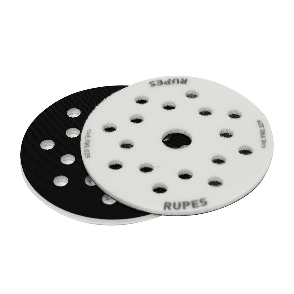 RUPES Foam Interface Pad 125mm 8+8+1 Holes 7mm *2-Pack — marine cleaning