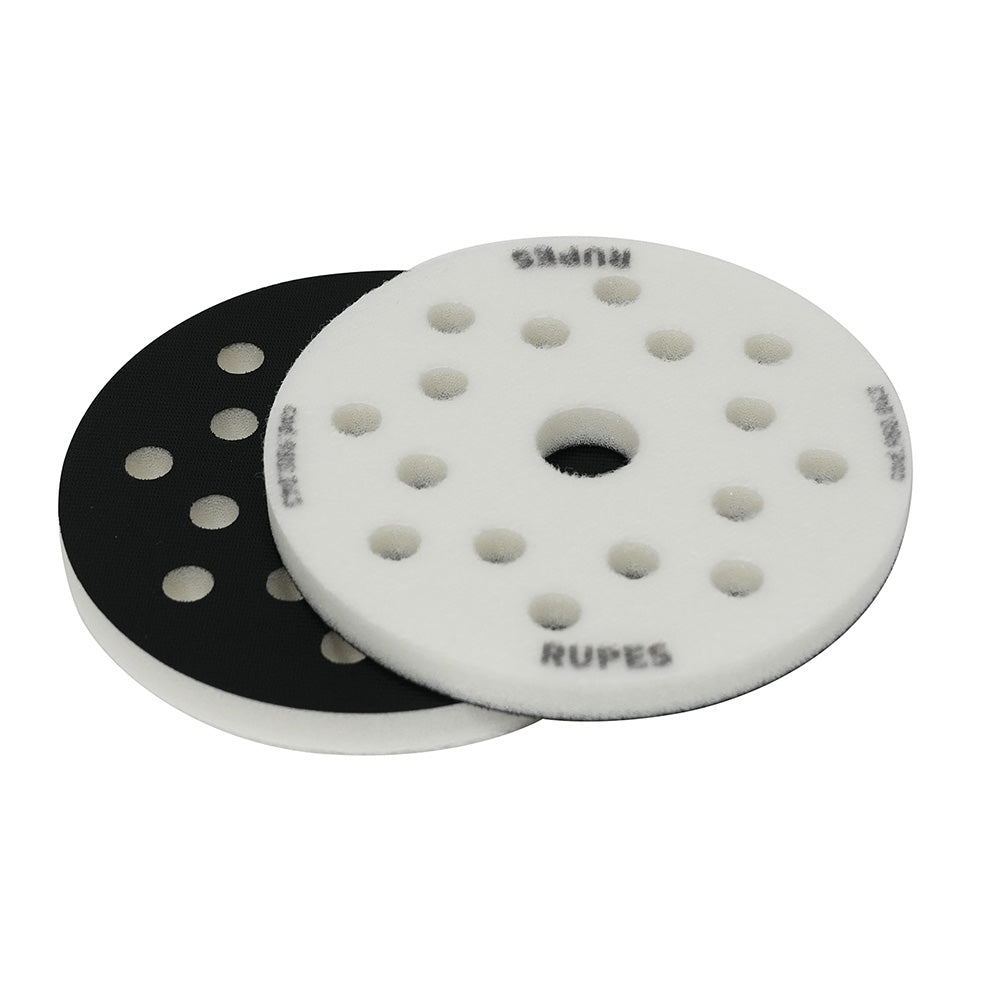 RUPES Foam Interface Pad 125mm 8+8+1 Holes 12mm *2-Pack — marine cleaning