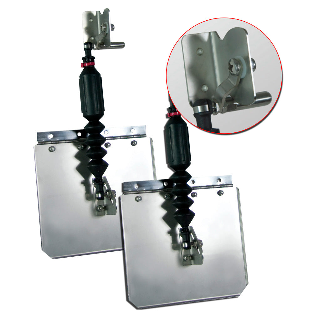 Lectrotab Smart Tabs Pro Troller Series by Lectrotab f/12'-16' Boats w/40 - 80 HP — marine trim tabs