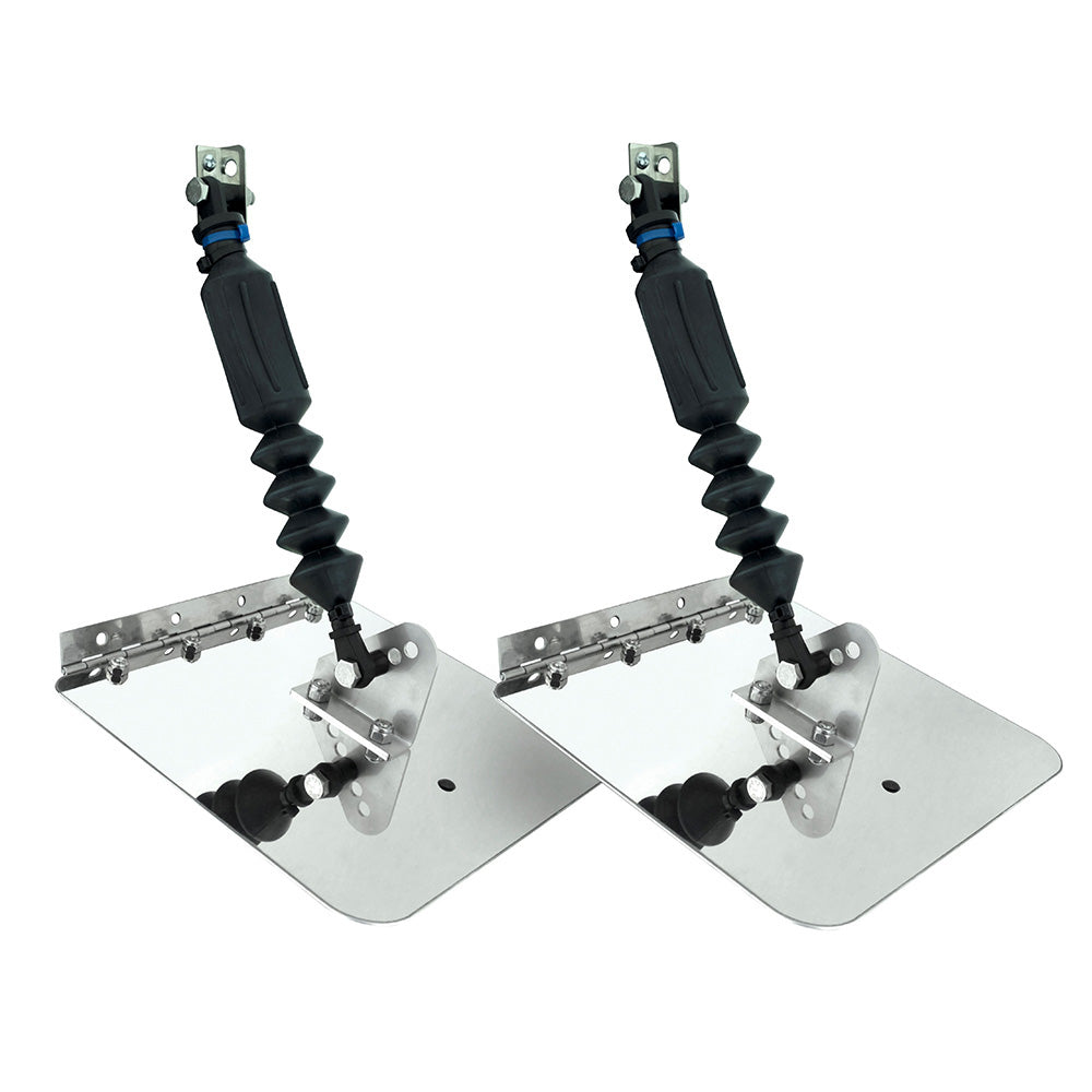 Lectrotab Smart Tab Trim Tabs by Lectrotab 9" X 8" f/13'-15' Boats w/30-40 HP — marine trim tabs