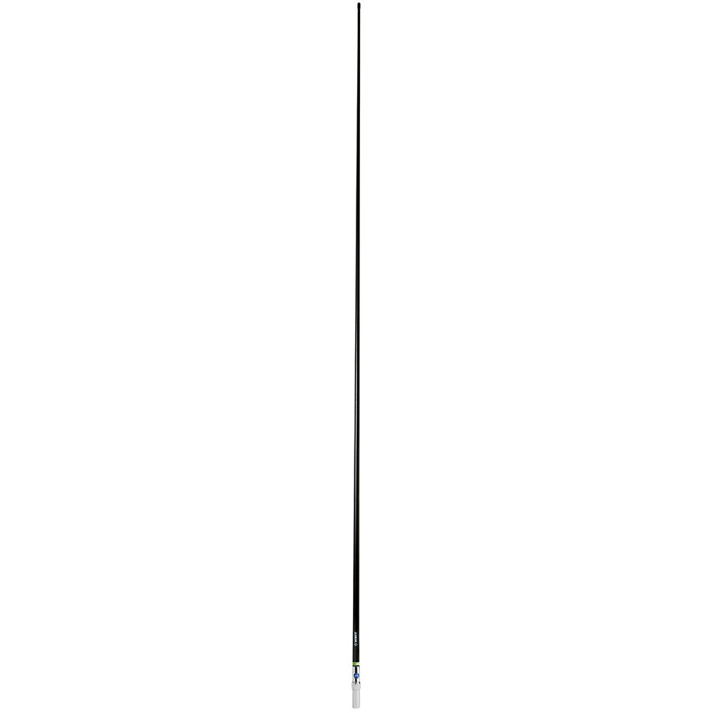 Scout 8' QuickFit Black VHF Antenna w/5M Cable + FME Quick 6 Foam Filled 6db Solid Brass & Copper Element — marine antennas