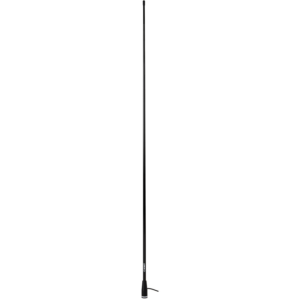Scout 5' Black VHF Antenna 3dB Nylon Ferrule w/5M RG-58 Coax KS-22 — marine antennas