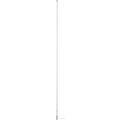 Scout 8' White VHF Antenna 6dB Stainless Steel Ferrule w/5M RG-58 Coax Includes PL-259 KS-42 — marine antennas