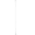 Scout 8' White VHF Antenna 6dB Heavy Stainless Steel Ferrule w/6M RG-8x Includes PL-259 Heavy Duty Offshore Antenna KS-43 — marine antennas
