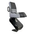 Shark Seating Shark EPIC Seat w/Flex Suspension - Grey Vinyl - Regular Handle — marine seating