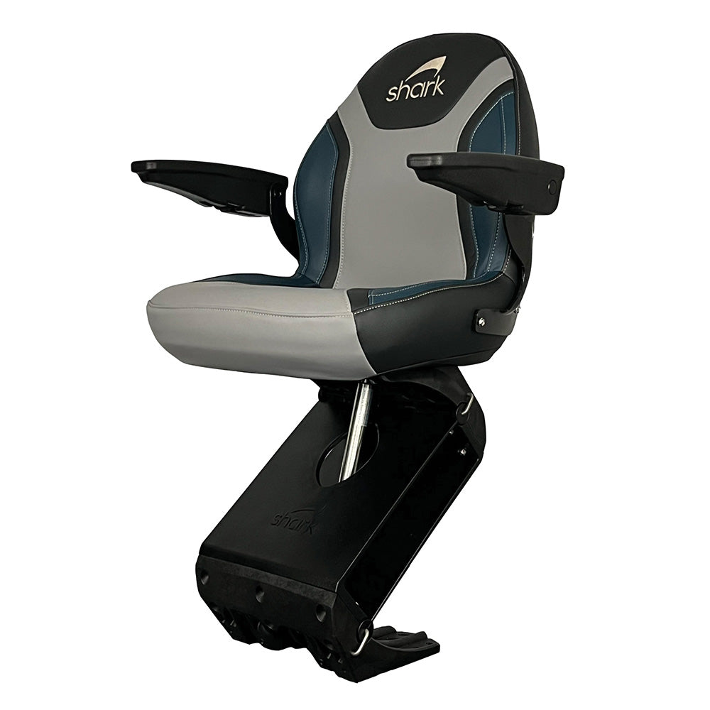 Shark Seating Shark EVO Teal w/Flex Suspension No Plinth — marine seating