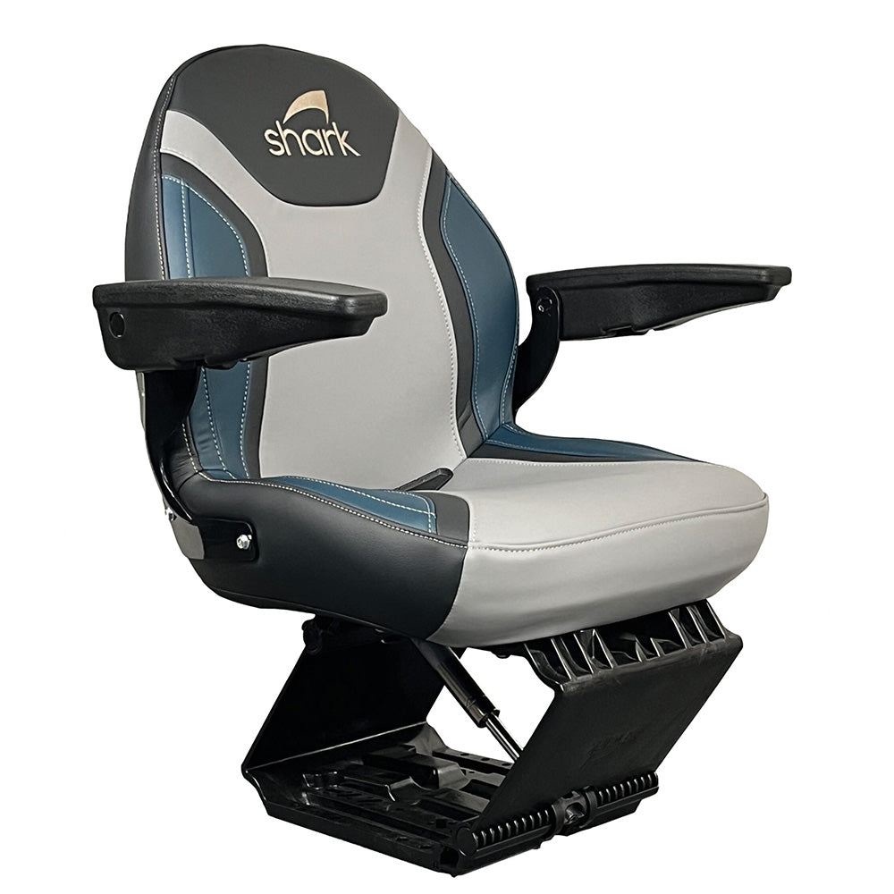 Shark Seating Shark EVO Lite Teal w/Flex Suspension No Plinth — marine seating