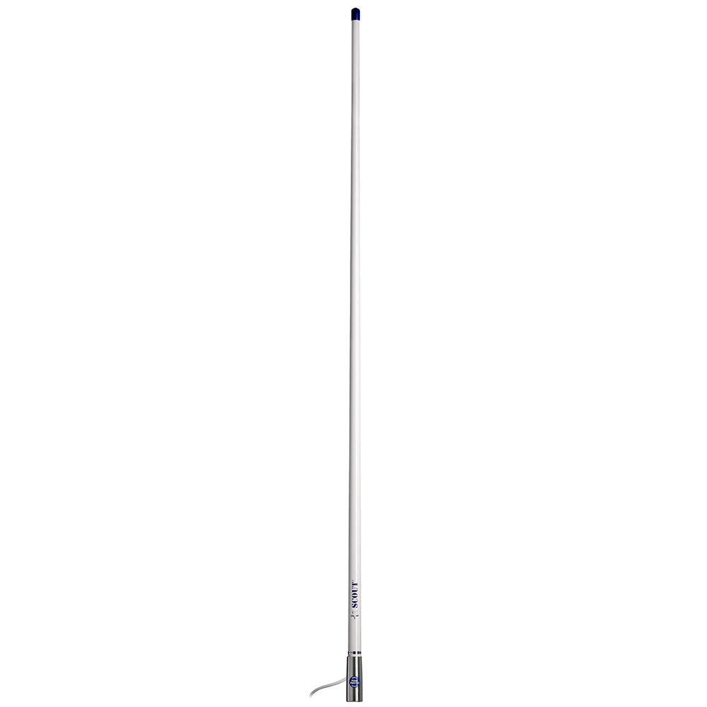 Scout Titan Series 4' White AM/FM Antenna Fiberglass — marine antennas