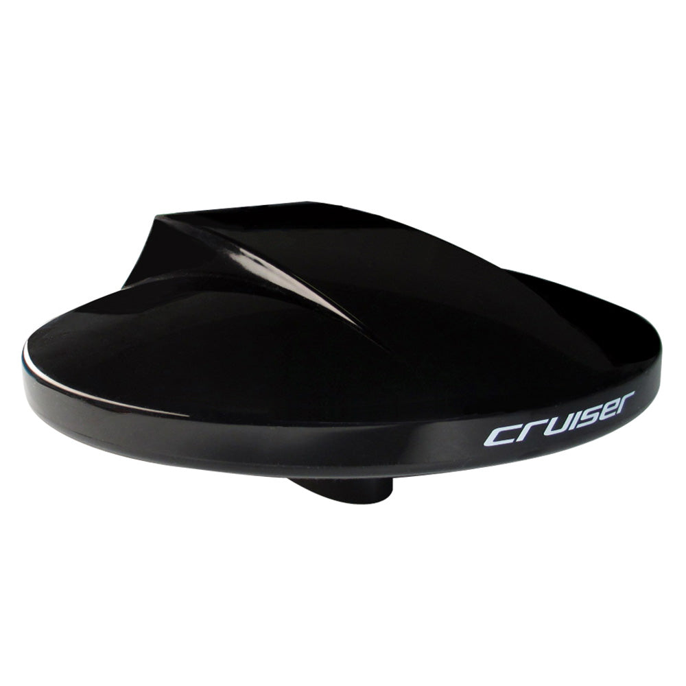Scout Cruiser 10" Black TV Antenna Omnidirectional w/20M, 75 ohms, Cable — marine over-the-air tv antennas