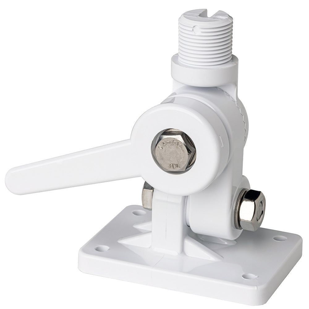 Scout Four-Way Nylon Ratchet Mount - White — marine antenna mounts & accessories