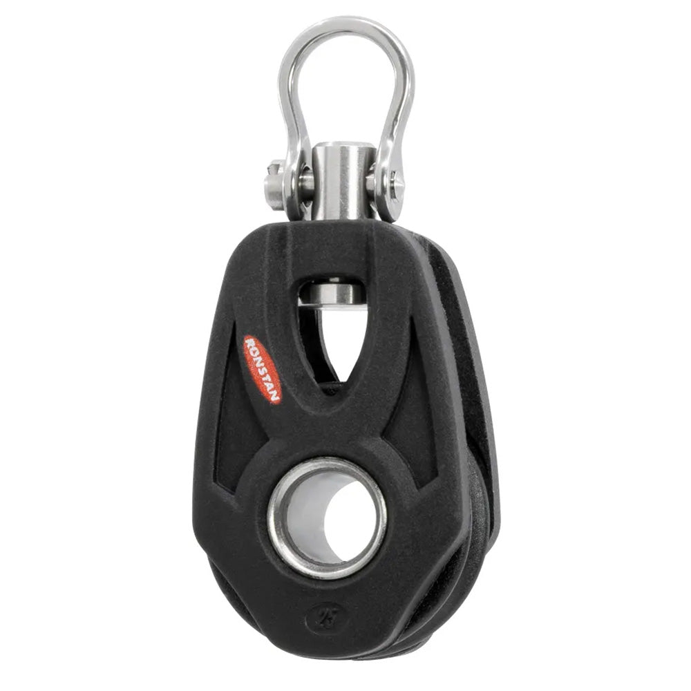 Ronstan Series 25 Ball Bearing Orbit Block™ - Becket & Swivel Shackle — marine blocks