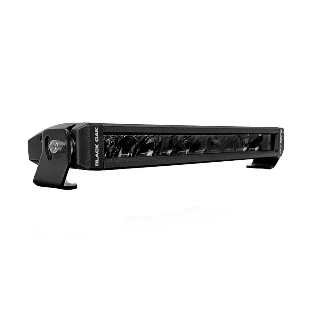 Black Oak LED Black Oak Single Row Slim 10" 150W Dual Color LED Light Bar - White & Yellow - Combo Beam — marine light bars