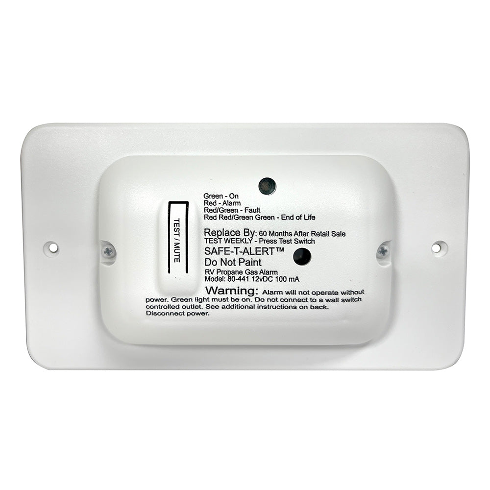 Safe-T-Alert 80 Series White Propane Gas Alarm - 12V — marine fume detectors