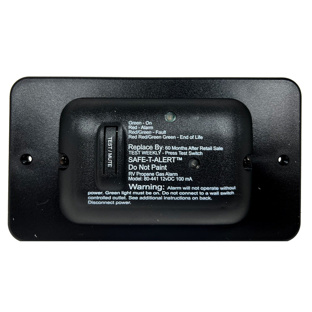 Safe-T-Alert 80 Series Black Propane Gas Alarm - 12V — marine fume detectors