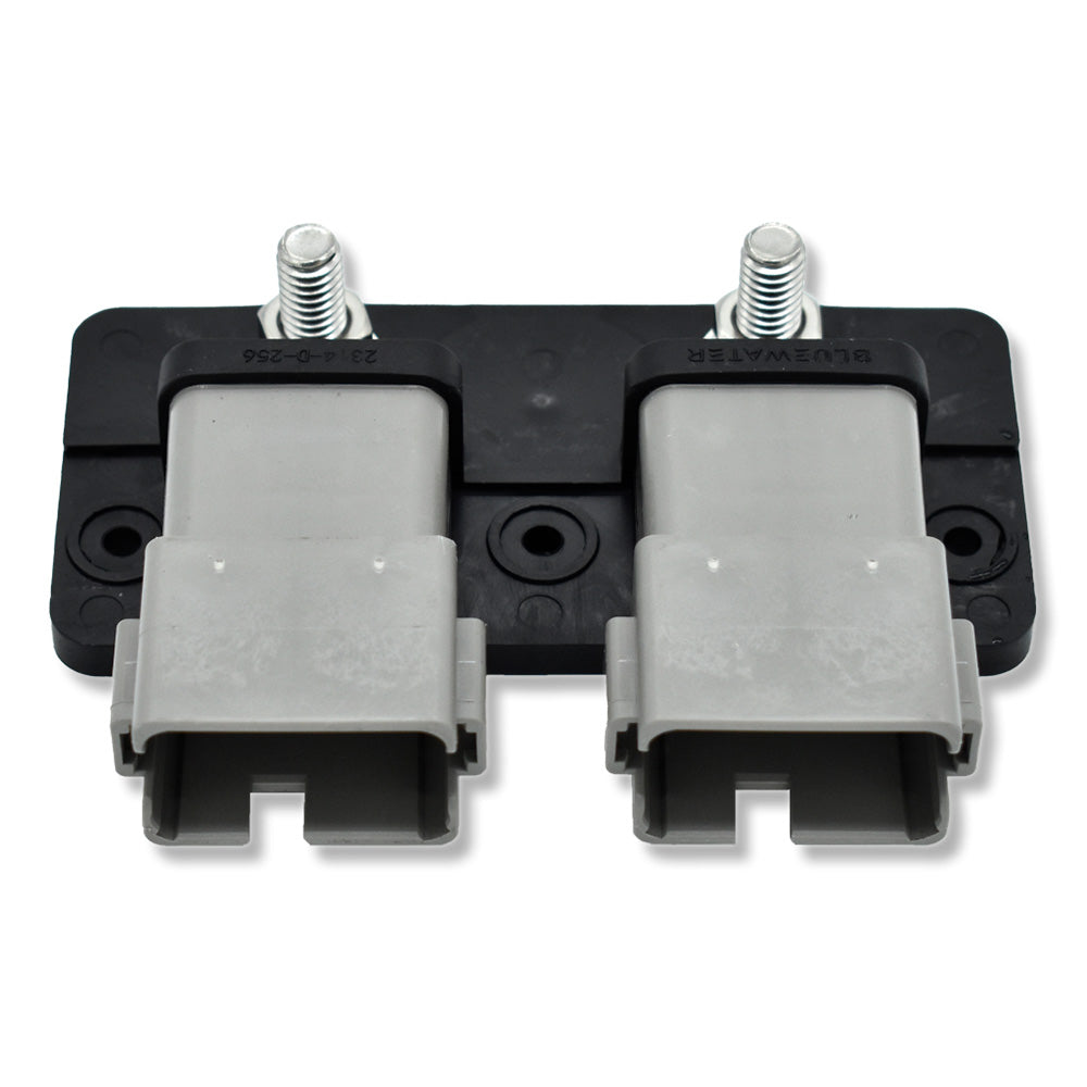 Bluewater Dual 12 Position Male Sealed Deutsch Connector Busbar - 5/16" Stud — marine busbars