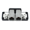 Bluewater Dual Deutsch DTP 4 Position Busbar - 5/16" Studs — marine busbars