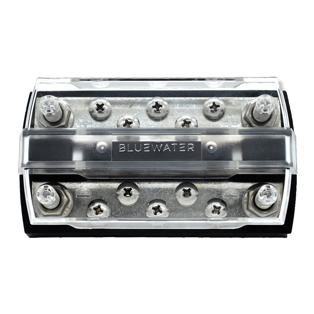 Bluewater Dual Bus 10 Position Busbar 150 Amp — marine busbars