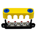 Bluewater Common Stud 4 Gang Positive Terminal Busbar w/Cover — marine busbars