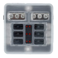 Bluewater 6 Position Fuse Block w/LEDs — marine fuse blocks & fuses