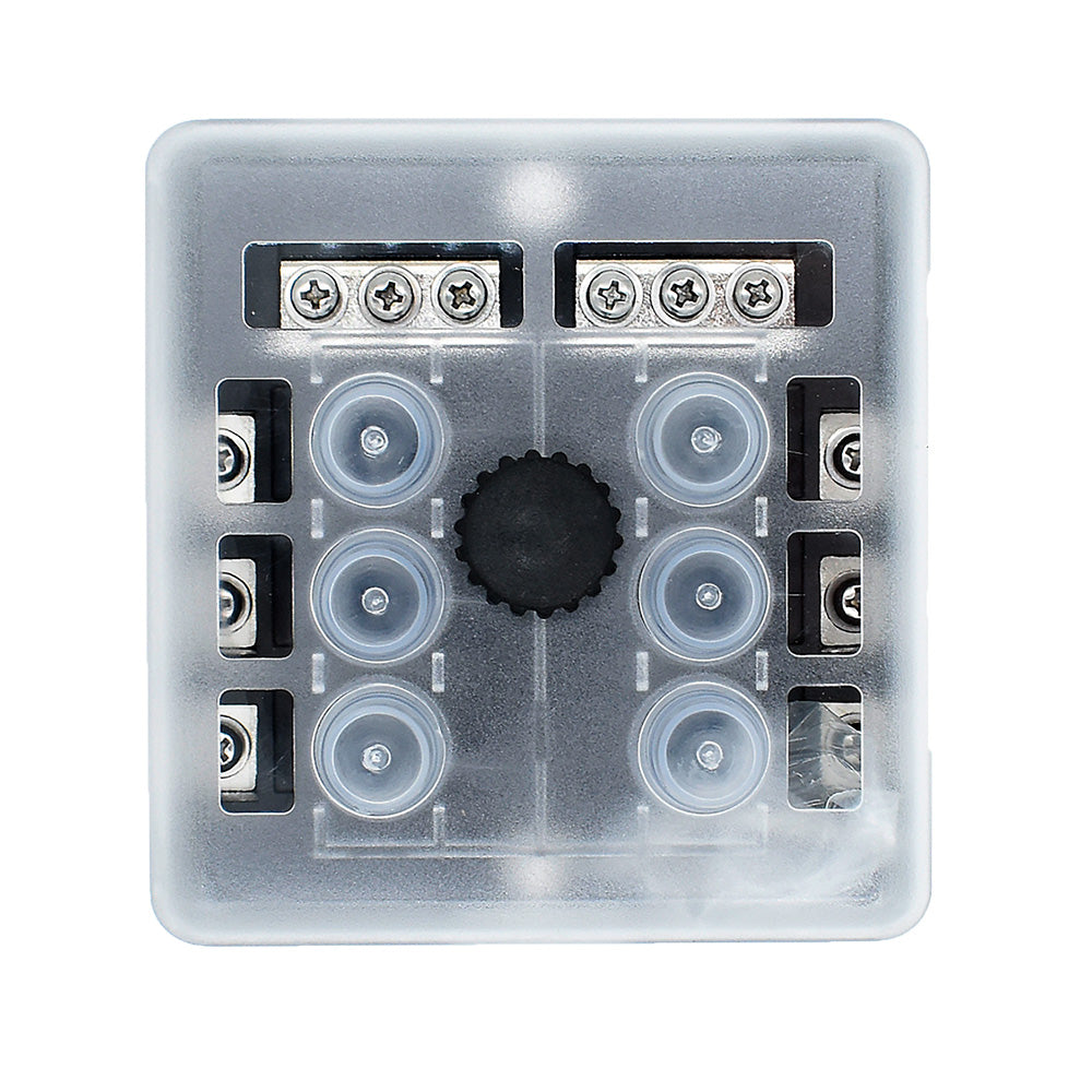 Bluewater 6 Position Beaker Block w/Cover — marine circuit breakers